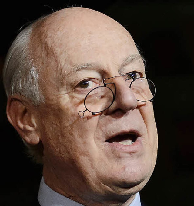 Der UN-Vermittler Staffan de Mistura   | Foto: DPA