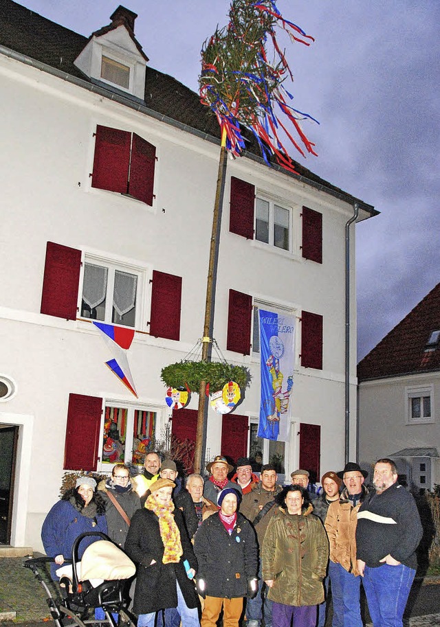 Auch auf der Leopoldshhe hat die Fasnacht begonnen.  | Foto: Sedlak