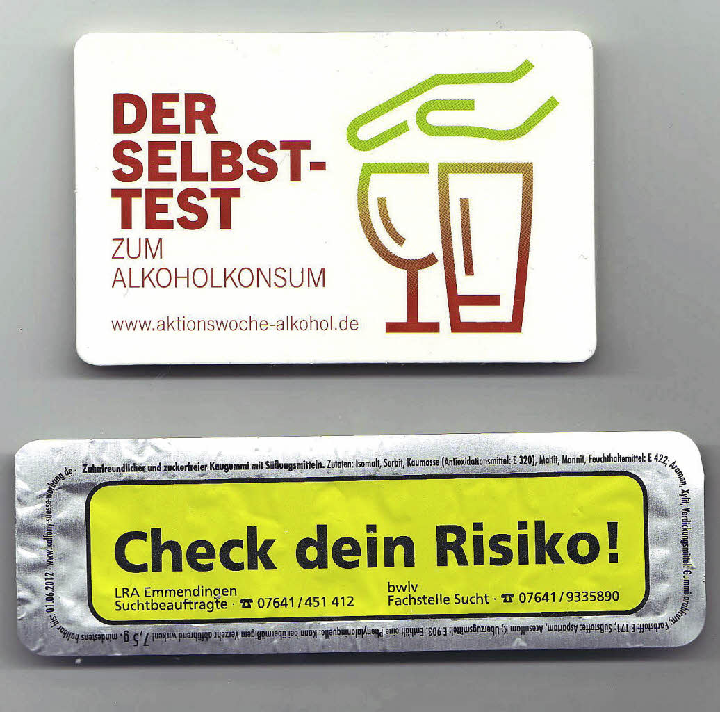 Selbsttest gegen Alkoholgefahren - Waldkirch - Badische Zeitung