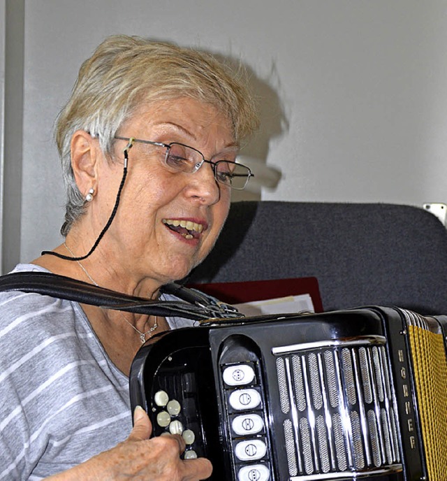 Seit 1932 ist das Akkordeon das Haupti...nt des Harmonika-Orchesters Maulburg.   | Foto: Diehl