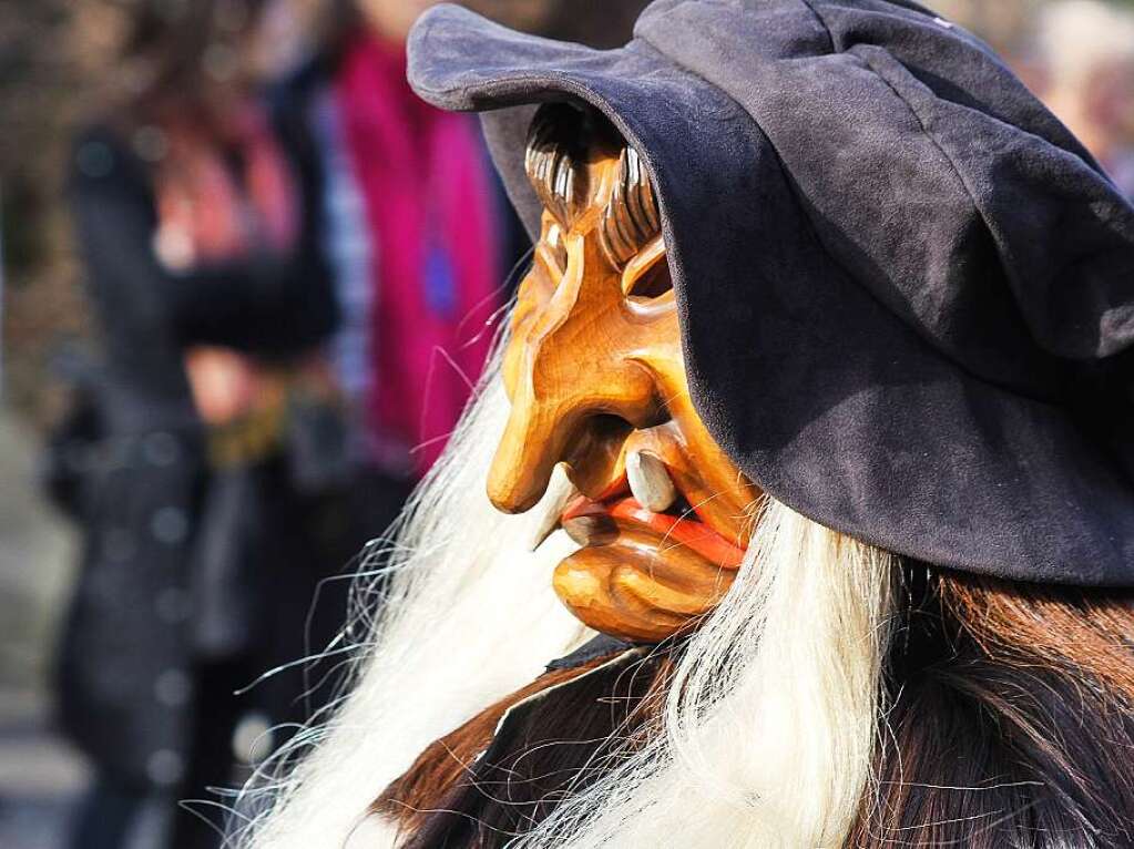 Sonnig-bunte Riesenparty: der Narrenumzug am Fasnetsamschdig in Bad Krozingen.