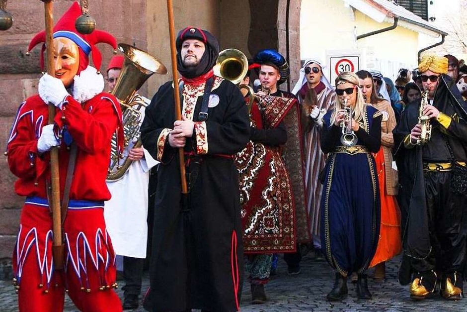 Kein Märchen aus 1001 Nacht: Die Stadtmusik im Einsatz (Foto: Ruth Seitz) Kein Märchen aus 1001 Nacht: Die Stadtmusik im Einsatz (Foto: Ruth Seitz)