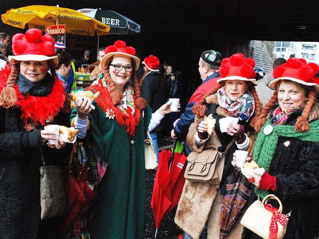 Impressionen vom Rheinfelder Fasnachtsumzug