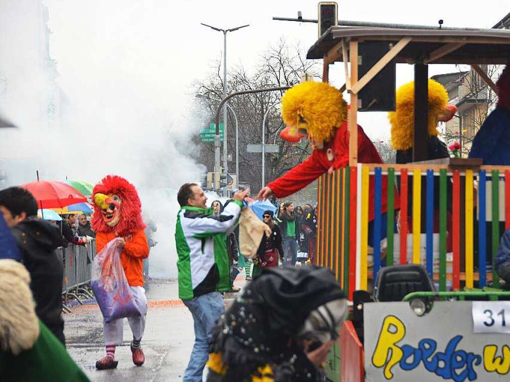 Impressionen vom Rheinfelder Fasnachtsumzug