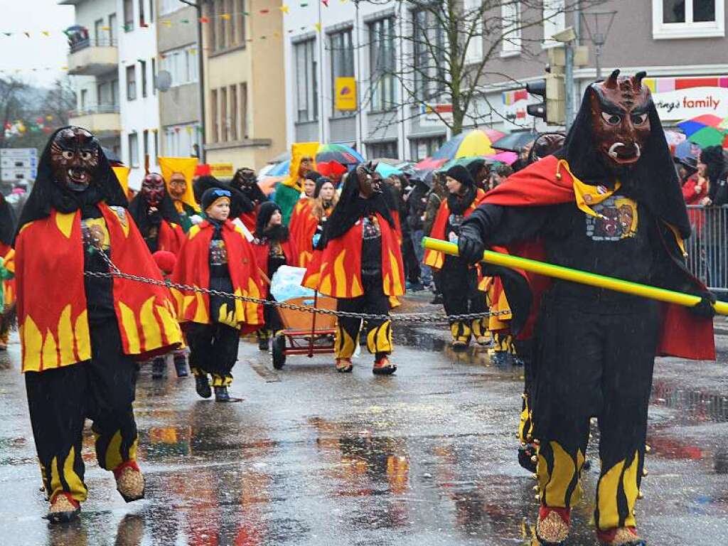 Impressionen vom Rheinfelder Fasnachtsumzug