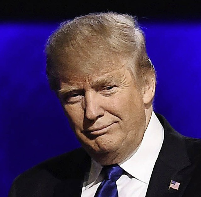 Donald Trump bei  der jngsten TV-Debatte  | Foto: AFP