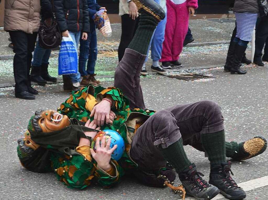 Impressionen vom Fasnachtsmntig-Umzug in Bad Sckingen