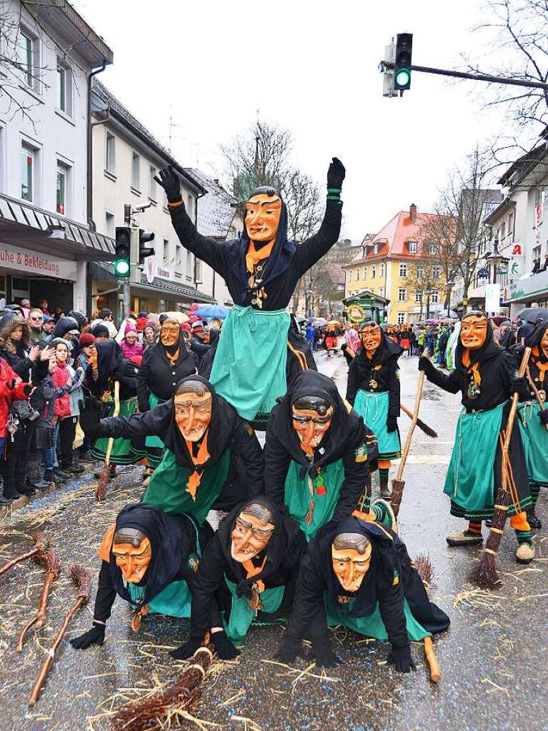 Eindrcke vom Umzug der Narrenzunft Neustadt am Fasnetmendig.