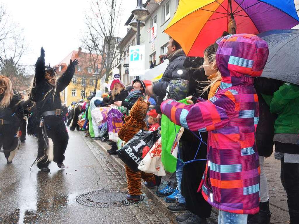 Eindrcke vom Umzug der Narrenzunft Neustadt am Fasnetmendig.