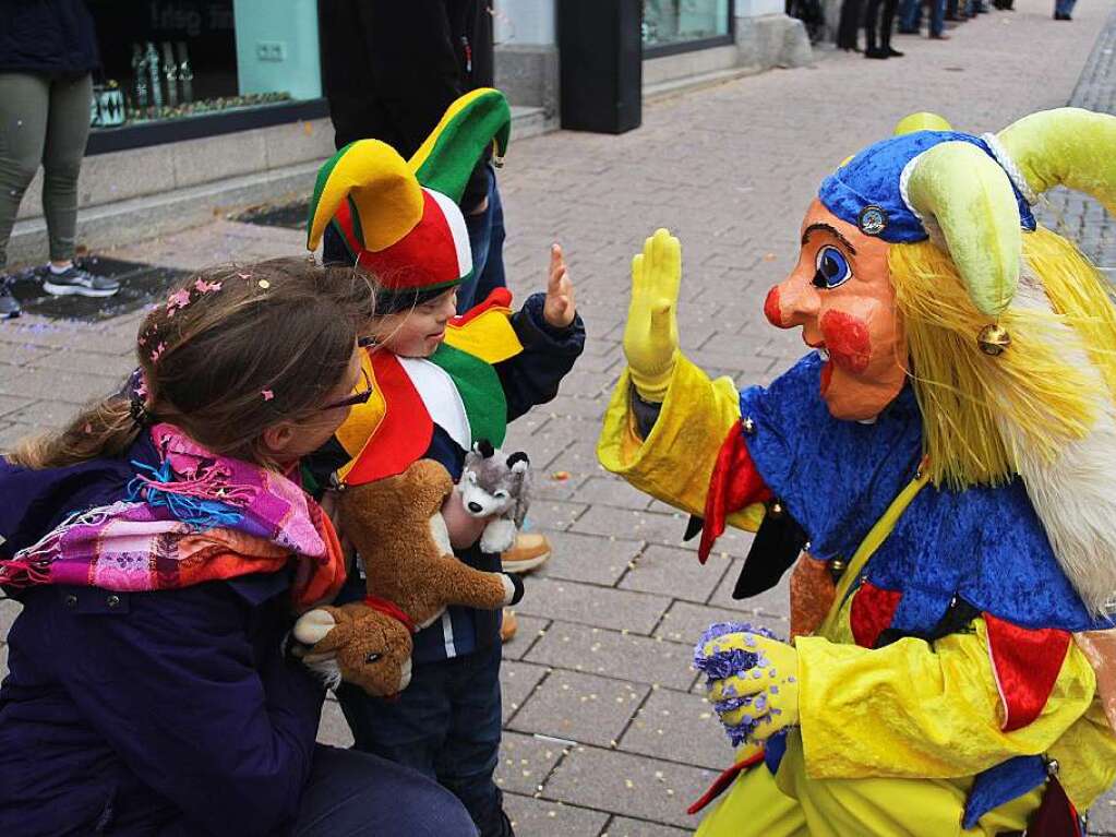 Bilder von der Kinderfasnacht in Schopfheim und Fahrnau.