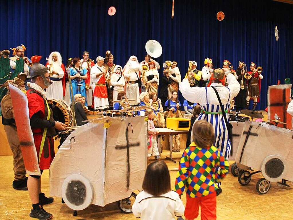 Bilder von der Kinderfasnacht in Schopfheim und Fahrnau.