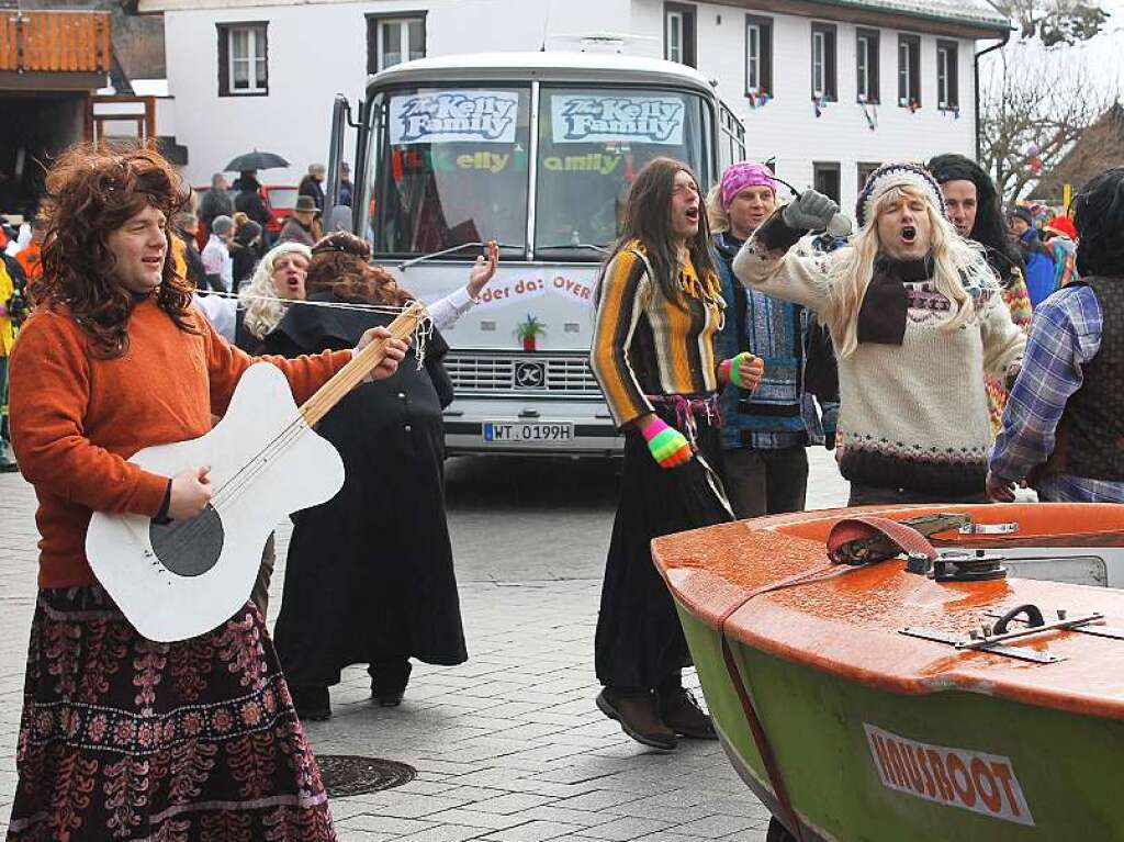 „Jetzt kommt keine Gruppe“ begeisterten als The Kelly Family.