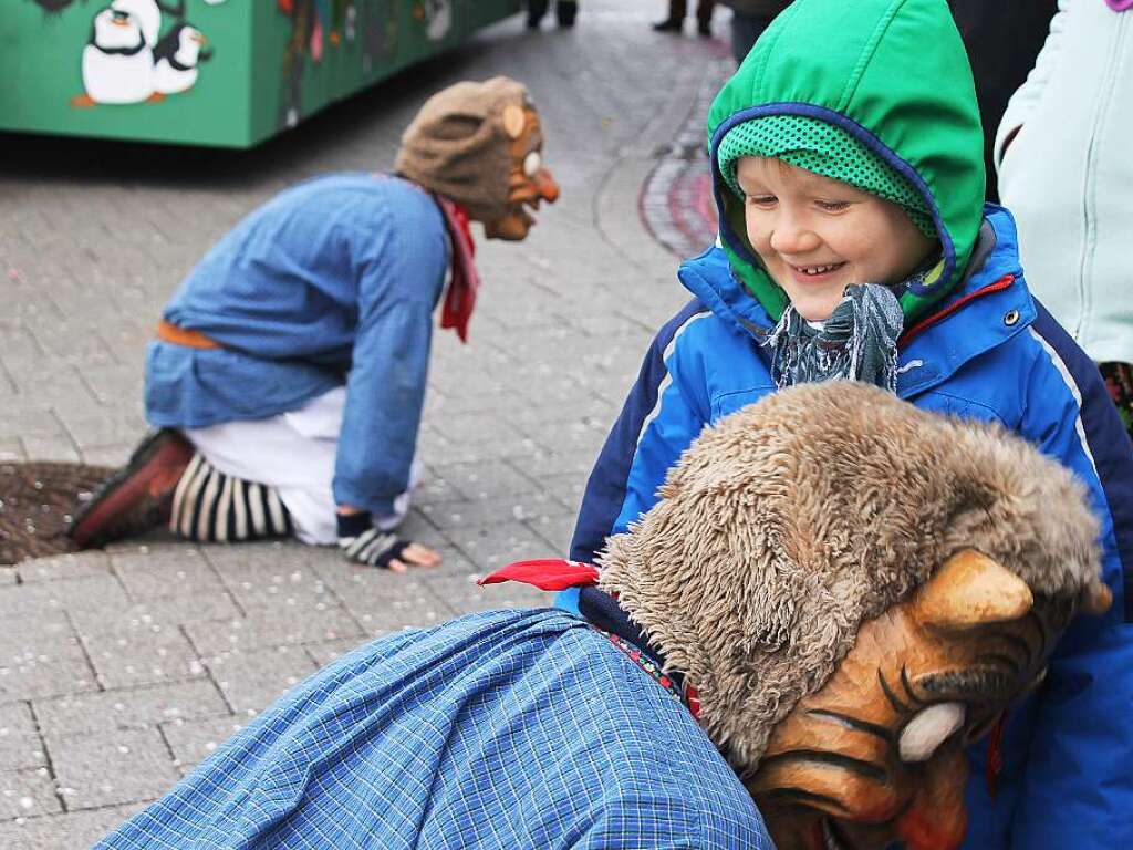 Keine Angst hatte dieser kleine Zaungast vor dem „Tubacksbueben“.