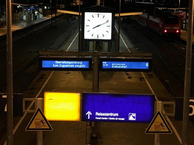 Durch Unwetter am Montagabend kam es i...al- sowie der Dreiseenbahn zu Schden.  | Foto: Simone Hhl