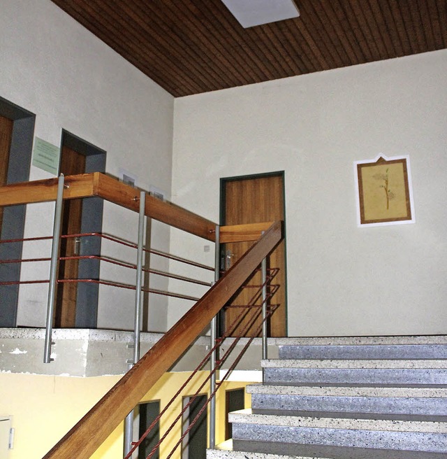Die Decke des Treppenhauses in der Wel...963 und muss dringend erneuert werden.  | Foto: cremer