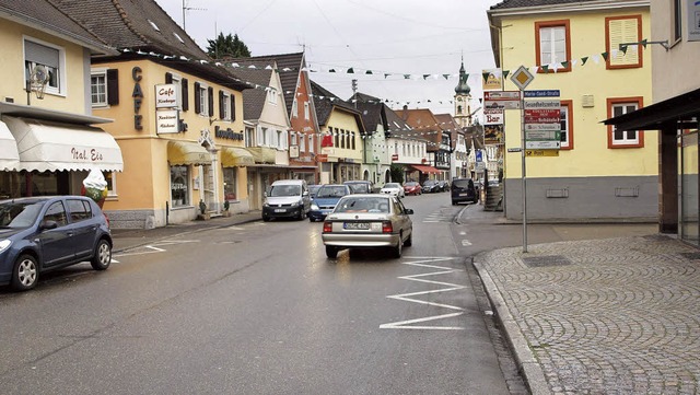 Der nchste Abschnitt der Sanierung be...reuzung Hauptstrae/Maria-Sand-Strae.  | Foto: haberer