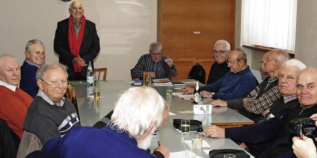 Justizminister Rainer Stickelberger bei seinem Vortrag bei den EVG-Senioren   | Foto: Sedlak