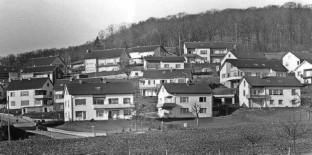 Vor 50 Jahren war der Kastelberg noch ein &#8222;nackter Stadtteil&#8220;.   | Foto: Armin E. Mller