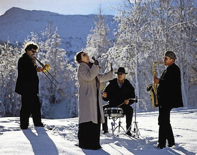 Mal etwas anderes: Jazz im Schnee in G...wie die Profis, Saunieren in Helsinki   | Foto: PR (2)/dpa