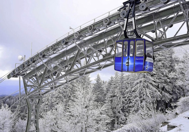 Wer in diesen Tagen auf den Hausberg s...n eine berzuckerte Winterlandschaft.   | Foto: Thomas kunz