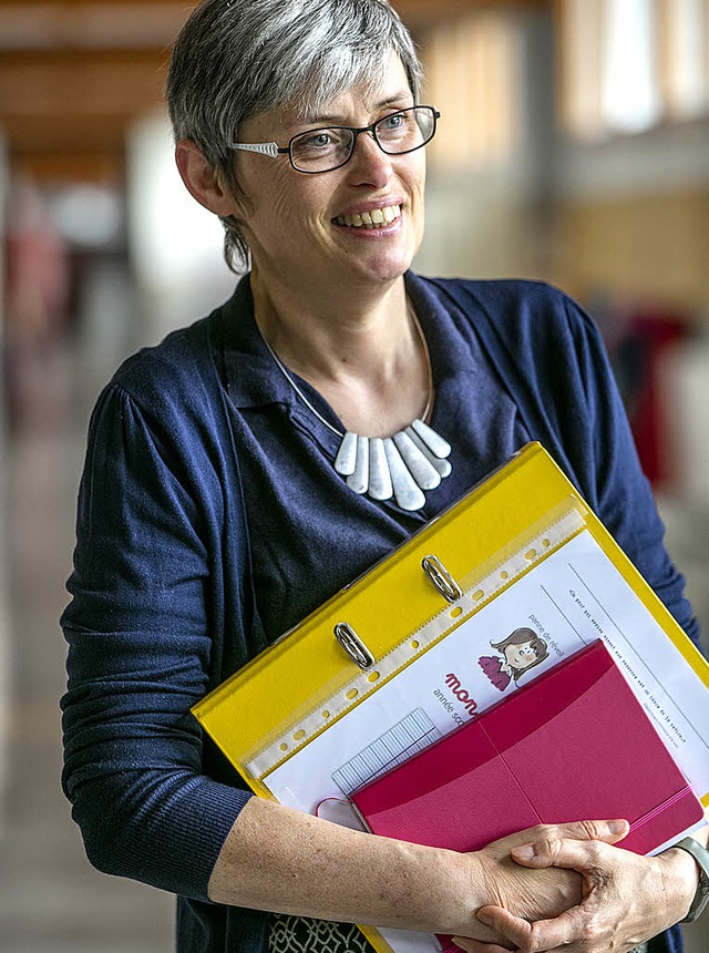Sophie Schampion ist die neue  Leiterin der Grundschule in Hningen.    | Foto: Patrick Bogner
