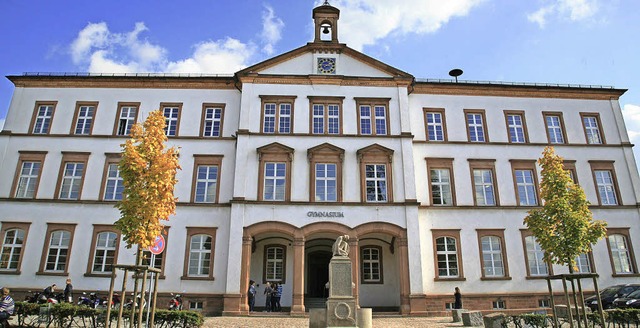 Seit 175 Jahren Heimstatt fr Pennler: das Stdtische Gymnasium   | Foto: sandra decoux-kone (archiv)