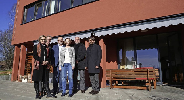 Politikerinnen besuchen das Dinglinger...Boser, Holger Henning und Harald Beck   | Foto: Christoph Breithaupt