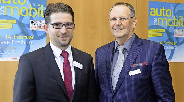 Dieter Rd (rechts) und sein Nachfolger Tobias Gutgsell   | Foto: Rita Eggstein