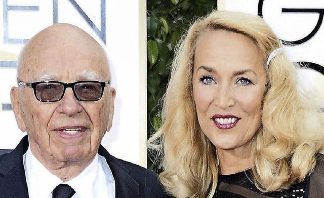 Rupert Murdoch und Jerry Hall  | Foto: dpa