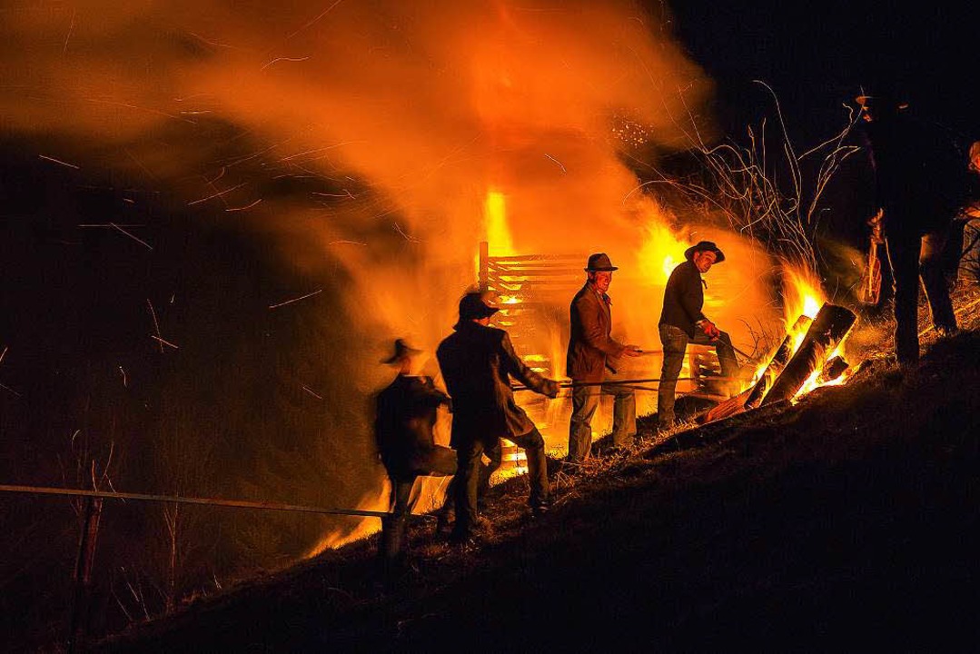 Gelebte Tradition in Sdbaden: das Scheibenschlagen. Ob in Buchenbach...  | Foto: Petzer Mesenholl