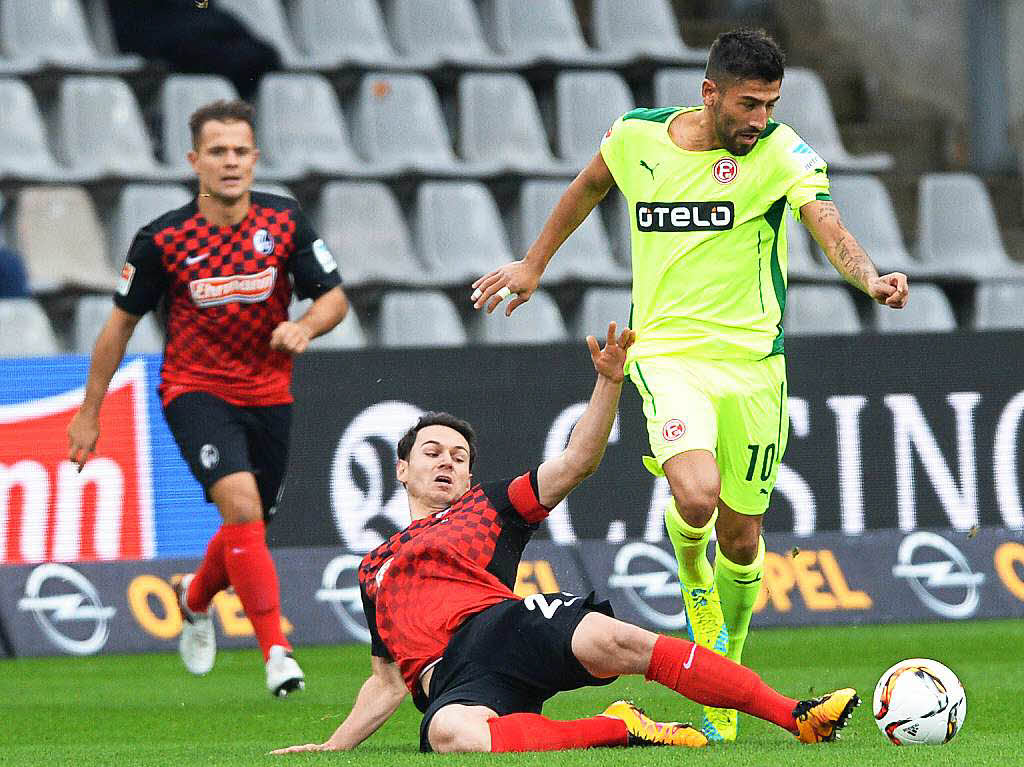 Nur vom Punkt getroffen: Der SC Freiburg spielt nicht sonderlich gut und schafft es deshalb nicht einen Punkt mitzunehmen.