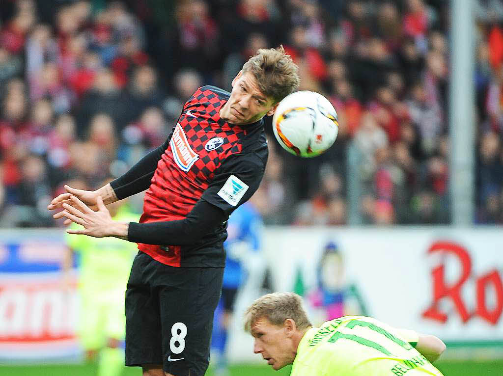 Nur vom Punkt getroffen: Der SC Freiburg spielt nicht sonderlich gut und schafft es deshalb nicht einen Punkt mitzunehmen.