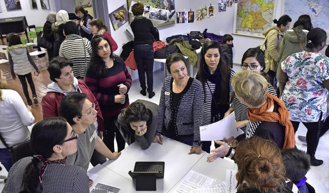 Wie der Zugang zum kulturellen Leben h...chiedenen Lndern im Goethe-Institut.   | Foto: Thomas Kunz