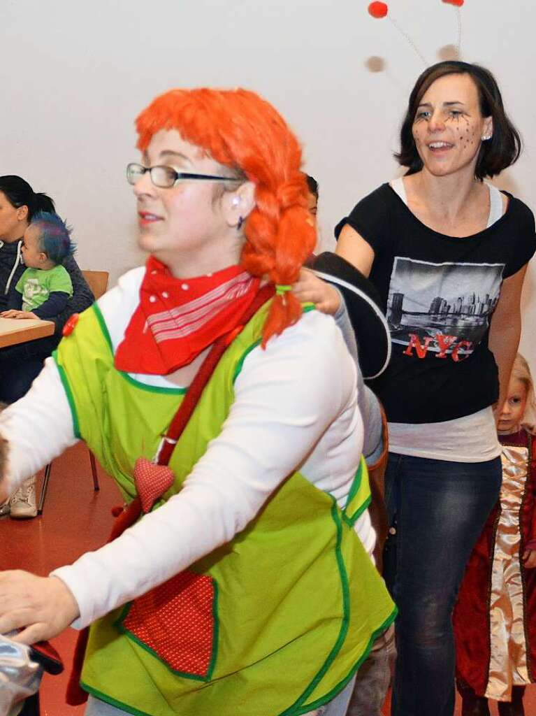 Bei der Kinderfasnacht am Montag im Brgersaal