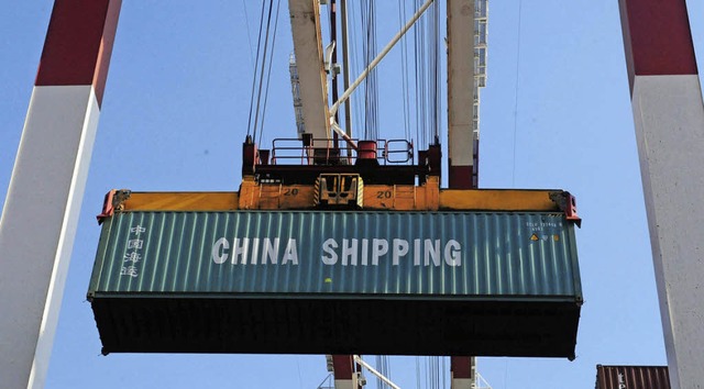 China exportiert und importiert weniger.   | Foto: dpa