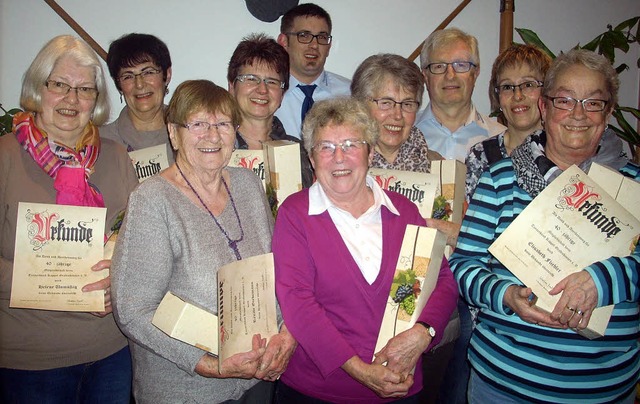 Langjhrige und engagierte Mitglieder ...nnelore Hgle und  Elisabeth Fliehler   | Foto: Irene Br