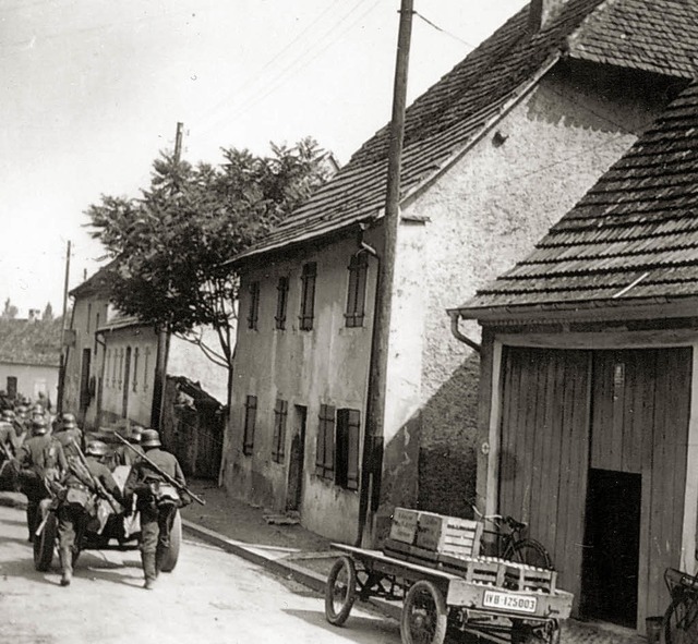 Dort, wo sich heute die rckwrtige Ei... 1930 &#8211;  wurde  1945 zerstrt.    | Foto: Archiv: Stadtarchiv: Breisach