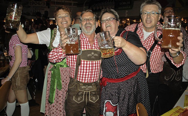 Badisches Oktoberfest im bayerischen O...6  gastiert das Fest in Weil am Rhein.  | Foto: Wunderle