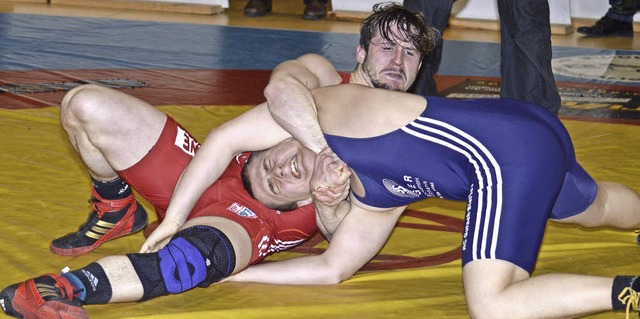 Titeltrger Stephan Brunner (TuS Adelh...h Matthias Wettlin (Gutach-Bleibach).   | Foto: Herzog