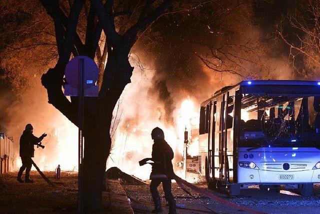 Mindestens 28 Tote bei Anschlag auf Militrkonvoi in Ankara