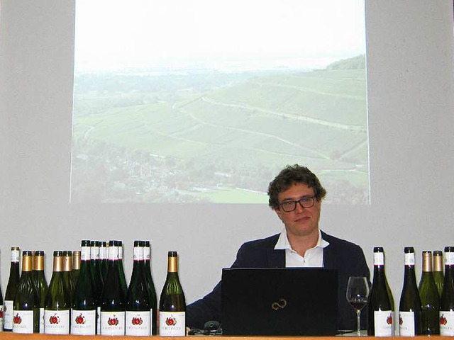 Im Einsatz fr den Markgrfler Wein &#...hochburg  Bordeaux: Hermann Drflinger  | Foto: Barbara Wiesler