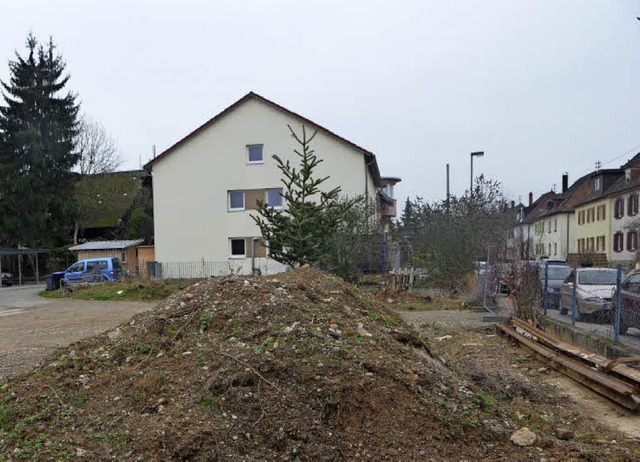 Mehr Platz als vorgesehen wird ein Meh...-/Schlosserstrae gebaut werden soll.   | Foto: Walser