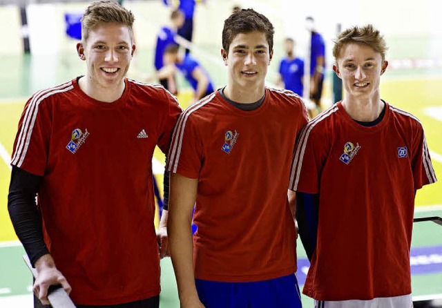 Bei  Jugendspielen  weiter fr Freibur... links), Sven Winter und Niklas Stoo   | Foto: Kram