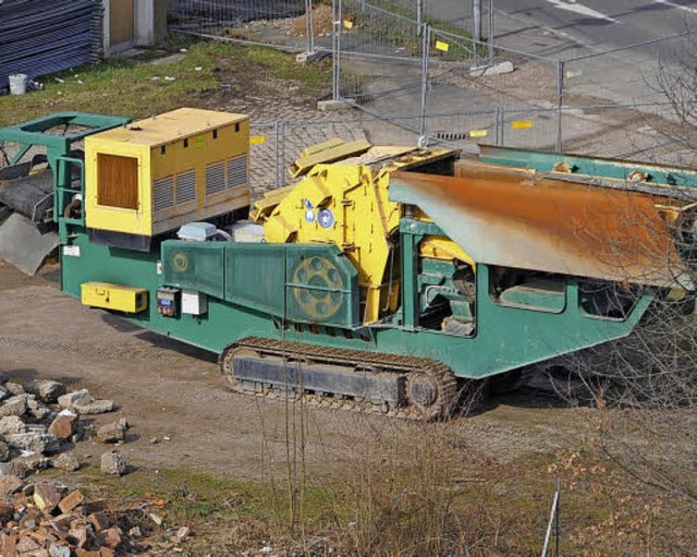 Groe Maschinen sind beim Zerlegen des... Transport strte krzlich  Anwohner.   | Foto: Bergmann