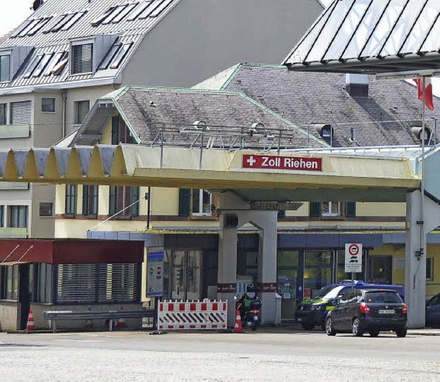 Der Schweiz plant die Verzollung an kl...nzbergngen wie Riehen einzustellen.   | Foto: Trenz