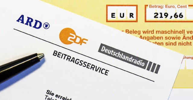 Post vom Beitragsservice: 44,5 Millionen Brger zahlen.  | Foto: dpa