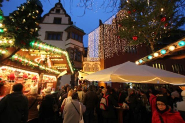 Endlich wieder Weihnachtsmarkt in Freiburg