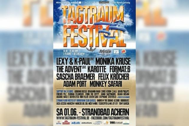 Verlosung: Tagtraum-Festival im Strandbad Achernsee in Achern