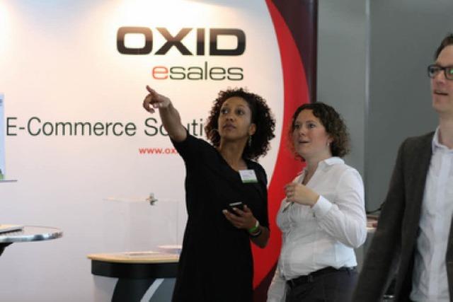 Das Messe-Highlight am Donnerstag: die E-Commerce Konferenzmesse OXID Commons