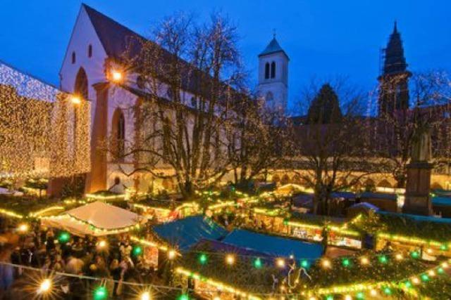 Endlich wieder Weihnachtsmarkt in Freiburg